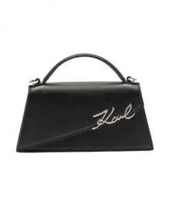 Фирменная тонкая сумка через плечо Karl Lagerfeld, черный