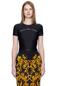 Футболка с логотипом Versace Jeans Couture, черный