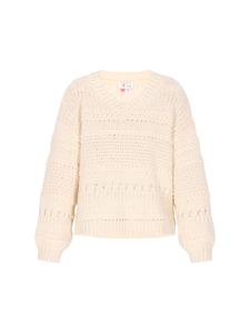 Женский свитер бежевого цвета IZIA