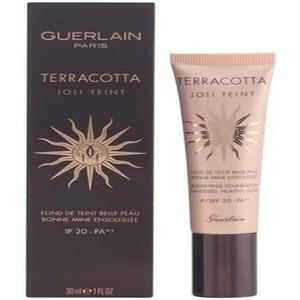Guerlain Terracotta Joli Teint Тональный крем для здорового сияния SPF 20, 1,0 унции для натурального макияжа