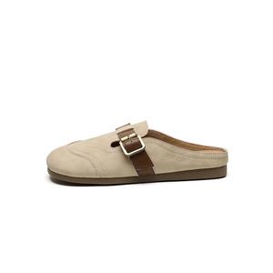 Женские сандалии с закрытым носком, устойчивые к истиранию FIVE PLUS, Apricot