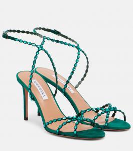 Сандалии Love Struck из кожи с декоративными элементами Aquazzura, Alpine