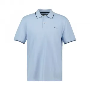 Поло с коротким рукавом Gant Tipped Piqué, синий