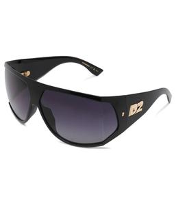 Солнцезащитные очки мужские Dsquared2 с логотипом бренда, черный