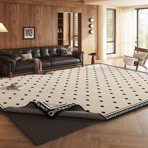 Budis Ковер 140х200 см съемный для гостиной/спальни, машинная стирка, клетка, искусственная шерсть, французский винтаж