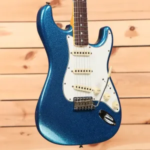 Fender Custom Shop Limited 1965 Stratocaster Journeyman Relic - Стареющий синий блестящий-CZ570996