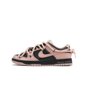 Кроссовки Nike Dunk Skateboard Shoes Women's Low-Top Black Pink