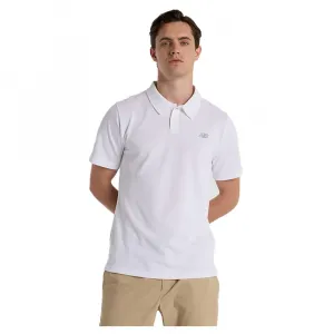 Поло с коротким рукавом New Balance Cotton Pique, белый