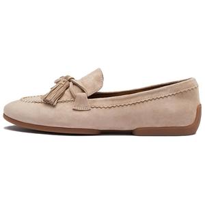 LE SAUNDA Лоферы женские, молочный чай, абрикосовый/туманно-коричневый