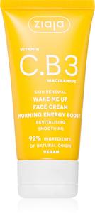 Дневной тонизирующий крем с витаминами C, B3 и ниацинамидом для быстрой стимуляции Ziaja, 50 мл