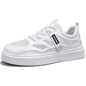 LINGPAO Мужские лоу-топ скейтборд кроссовки серые, цвет Gray