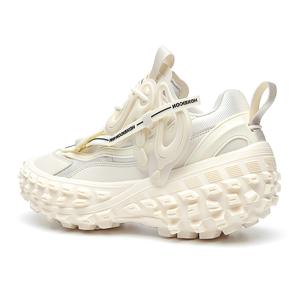 Массивные кеды унисекс с низким верхом белого цвета Ord, цвет Kirin rice