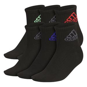 Набор из 6 носков adidas Superlite Classic для мальчиков для мальчиков Adidas, черный