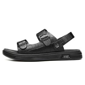 KAQIAODI Пляжные шлепанцы мужские черные Cachiotti