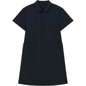 SS25 платье с короткими рукавами Women's COVERNAT, синий