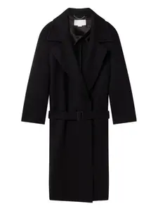 Пальто с запахом STELLA MCCARTNEY, черный