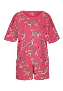 Пижама VIVANCE Short Pajama Set Dreams, цвет raspberry