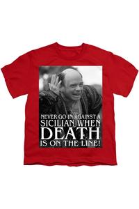 Футболка с коротким рукавом "Принцесса-невеста" в сицилийском стиле для детей Gildan, красный