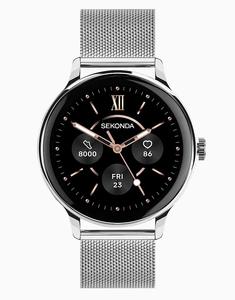 Часы Sekonda Sekonda flex plus 42 мм круглые серебряные в серебристом цвете