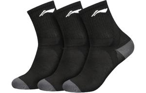 Мужские носки LINING до середины икры, набор 1 шт, 3 пары (черный)