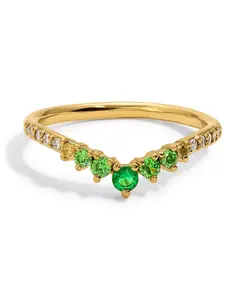 Кольцо с искусственным кубическим цирконием Girls Crew, september