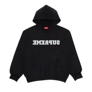 Толстовка Supreme Reverse Hooded Sweatshirt, Black