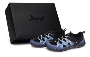 Ecco Blue Origin Forward, Box Low top, мужские повседневные кроссовки, черный, серый, синий