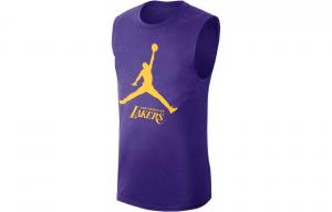 Баскетбольная майка мужская All Domain Purple Jordan, сплошной фиолетовый