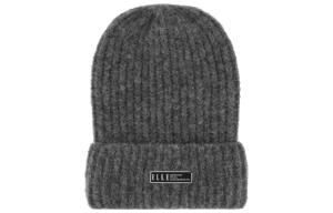 Берет из мохера и шерсти Unisex ELLE, heather серый