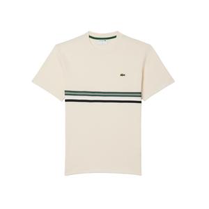 Футболка с вышитым логотипом LACOSTE, Natural White Color · Xfj