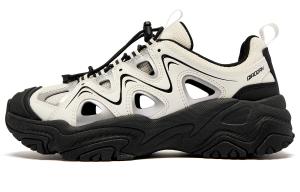 QIAODAN Сандалии Slip Resistant Breathable Abrasion Resistant River Trekking Shoes Women's White Black