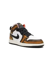 Кроссовки Air Jordan 1 Mid SE Jordan Kids, белый