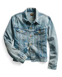 Мужская джинсовая куртка-траккер Leeland Polo Ralph Lauren, светло-голубой