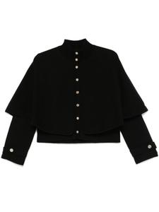 Maje кардиган с кейпом, черный