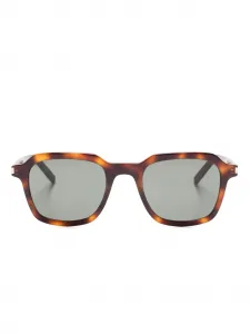 Солнцезащитные очки Slim Saint Laurent Eyewear, коричневый