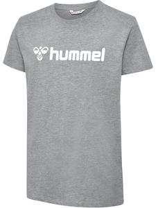 Футболка Hmlgo 2.0 Logo T-Shirt S/S Kids серого цвета Hummel