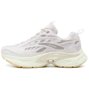 QIAODAN Устойчивые к истиранию амортизирующие низкие массивные кроссовки женские прозрачные фиолетовые