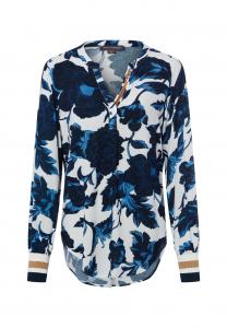 Блуза Franco Callegari Blouse, Marine Beige/Dark Blue