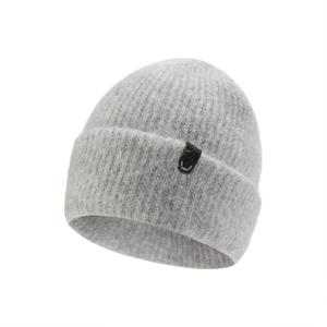 Шерстяная шапка-бини Women's ELLE, серебро feather серый