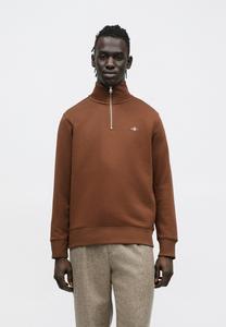 Толстовка GANT SHIELD HALF ZIP , Mahogany Brown/Brown