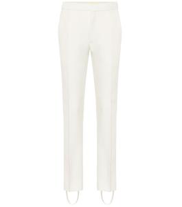 Шерстяные брюки Release 05 с высокой посадкой WARDROBE.NYC, белый