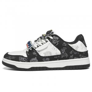 TCELLARS Амортизирующие износостойкие легкие скейтборд-кроссовки с увеличенной высотой низкие Unisex Exclusive Box - Panda White (с флисовой подкладкой) + пряжка для обуви 2.0