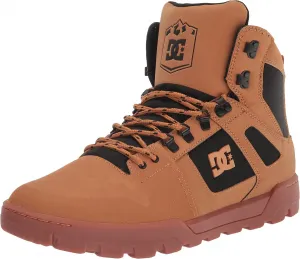 Мужские высокие водонепроницаемые кроссовки для скейтборда DC Shoes Pure, черный