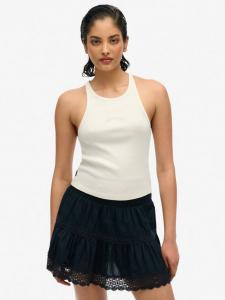 Футболка Essential Logo Racer с майкой-борцовкой Superdry, Off White