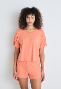 Пижама LSCN BY LASCANA SHORTY SET LASCANA, коралловый