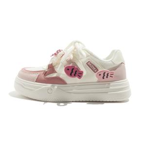 BEIER Легкие и дышащие женские лоу-топы для скейтбординга бежево-розовые, цвет Beige Pink