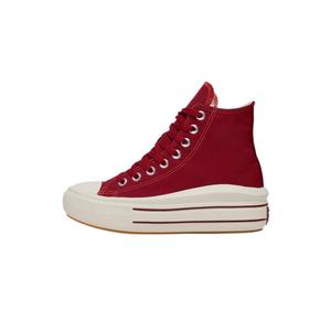 Converse Женские красные кроссовки для скейтбординга All Star Move, износостойкие, средний размер