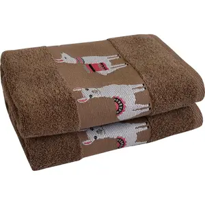 Полотенца Lama с модной ламовой отделкой Dyckhoff, коричневый