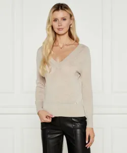 Свитер Regular fit Liu Jo, бежевый