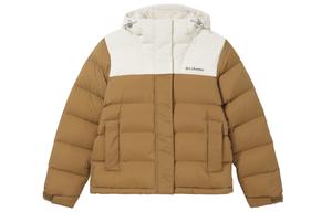 Городская уличная коллекция пуховик женский коричневый Columbia